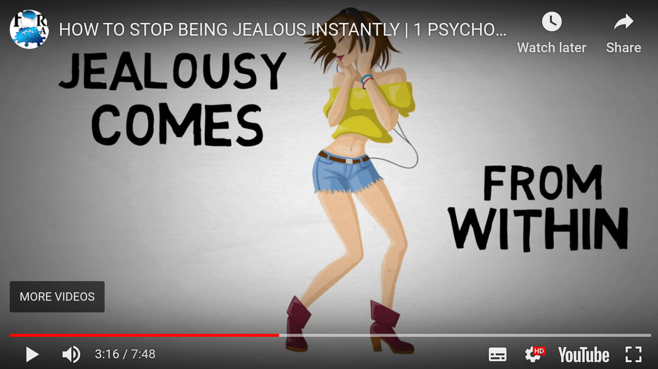 are you Jealous? Jealousy comes from within