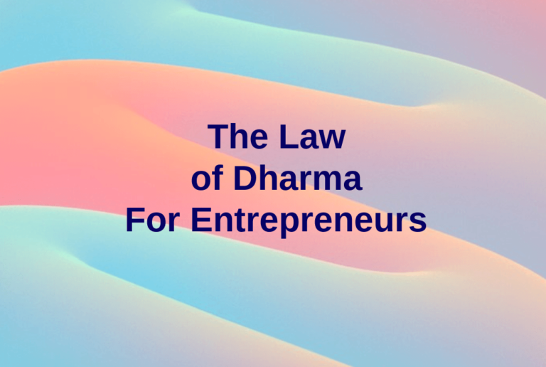 Law of Dharma for Entrepreneurs