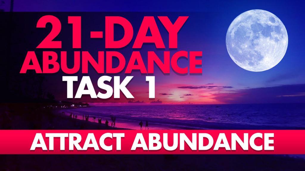 Tareas de 21 días de abundancia Meditaciones de Deepak Chopra
