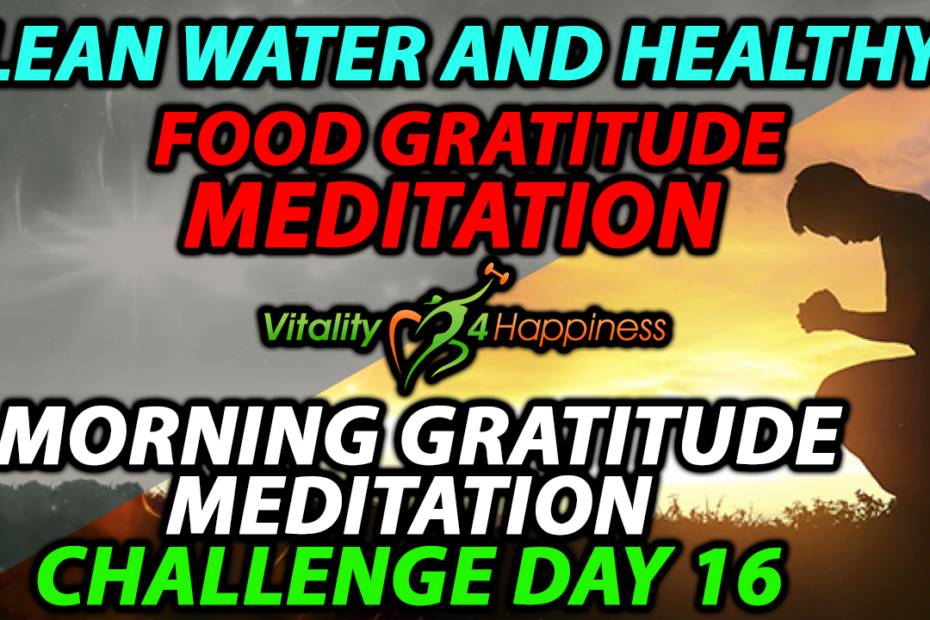 Morning Gratitude Challenge Task 16 - Gratefulness For Your Nutrition