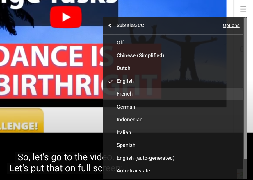 ¿Cómo configurar los subtítulos de video de YouTube? ¿Subtítulos de películas en mi idioma?