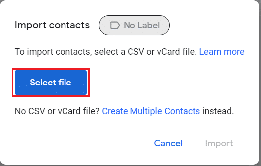 Contact (Vcard) toevoegen aan uw adresboek