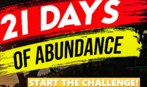 Tareas del desafío de 21 días de abundancia Meditaciones de Deepak Chopra