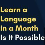 Innerhalb eines Monats 50 % einer neuen Sprache verstehen