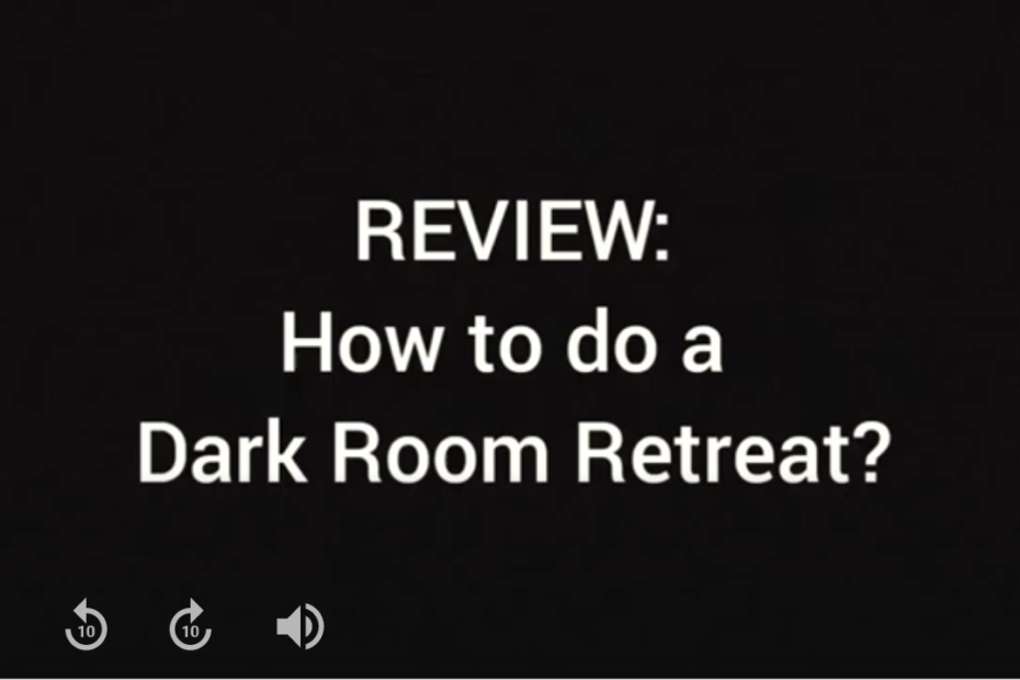 Meditatie Retreat in de Donkere Kamer